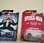  2 Spider Man αμάξια / φιγούρες (hot wheels)