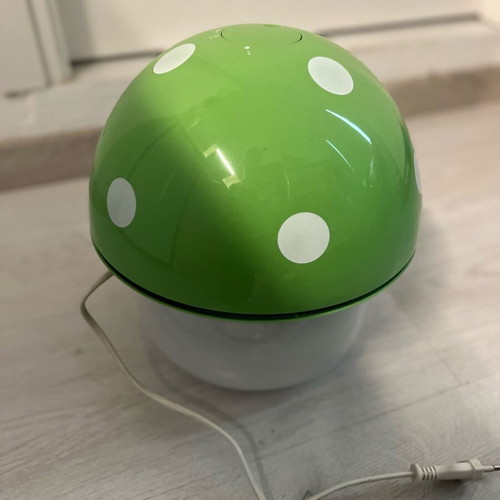 Mushroom-shaped humidifier steam vaporizer like new, green
