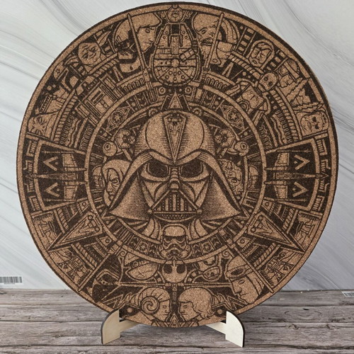 Engraved cork decoration Darth Vader Star Wars new, 26 cm