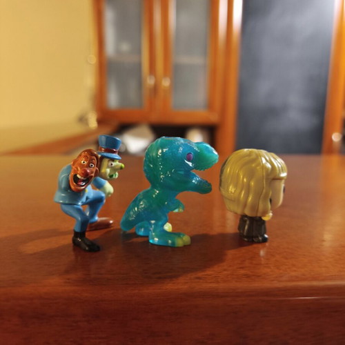 Kinder figures like new, Madeye Moody, Dr Jekyll and Mr Hyde, Jurassic World