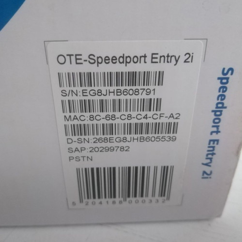 Wireless router modem ZTE ZXHN H108N used OTE Speedport Entry 2i
