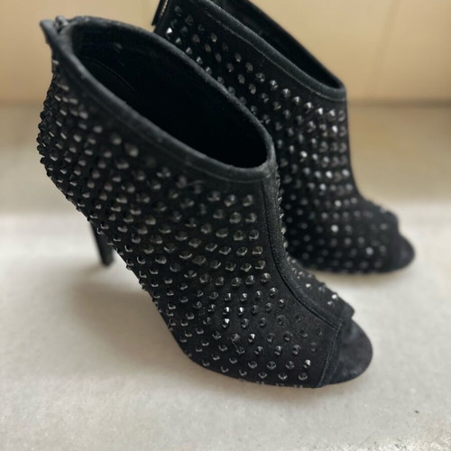 Michael Kors ankle boots black with strass studs like new, size 37