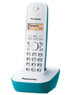 Panasonic KX-TG1611GRC cordless phone, blue