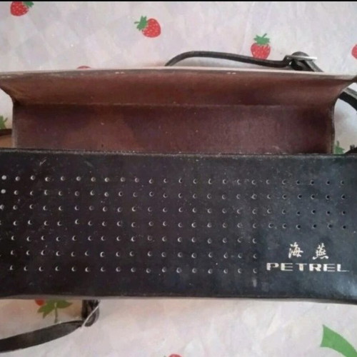 Petrel B321 radio used, 1960s, with leather case