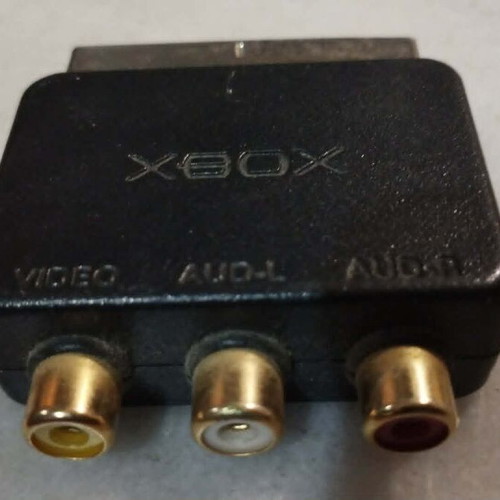 Xbox Scart to AV adapter, genuine