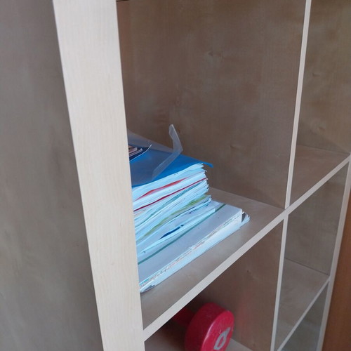 IKEA shelf with back used