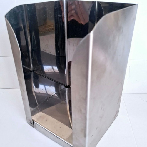 Professional stainless steel napkin holder used