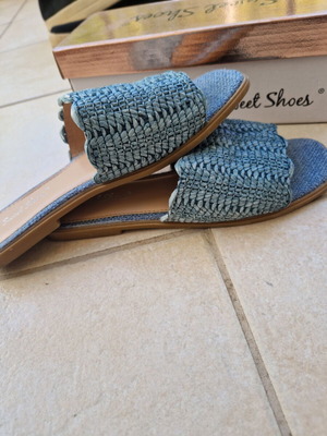 Summer sandals Sweet Shoes blue, like new, size 37