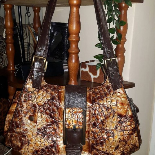 Imac shoulder bag used, genuine leather
