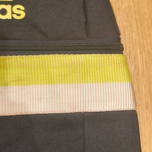 Adidas Sweden SvFF Football Boot Bag used, navy blue and yellow