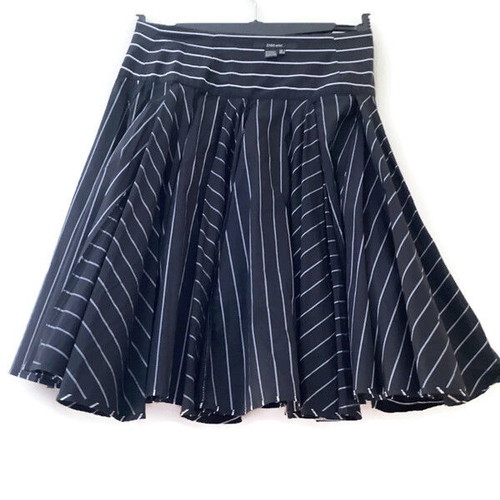 Zara striped skirt black white like new, A-line, size S