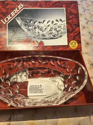 Crystal bowl in original box