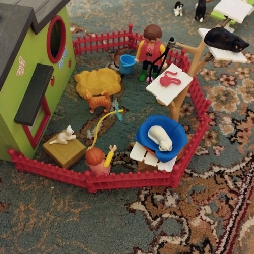 Playmobil animal care set like new