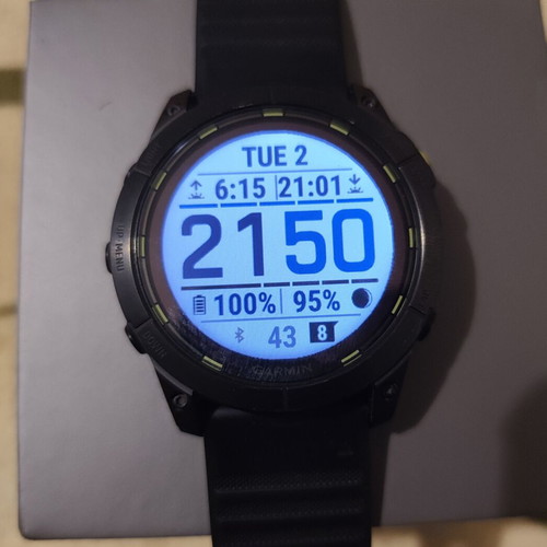 Garmin Enduro 2 smartwatch with flashlight, like new