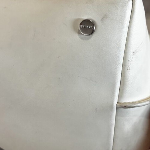Calvin Klein handbag used, beige with wear on handles