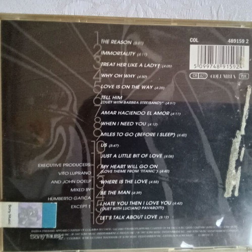 Celine Dion Let's Talk About Love CD like new