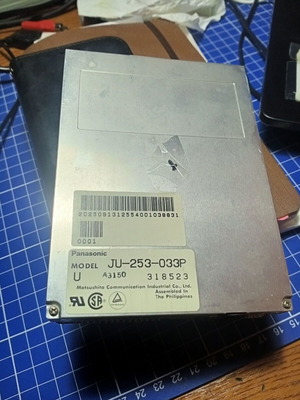 Panasonic JU-253-033P Disk Drive for Amiga 500/A500+ used for spares or repair