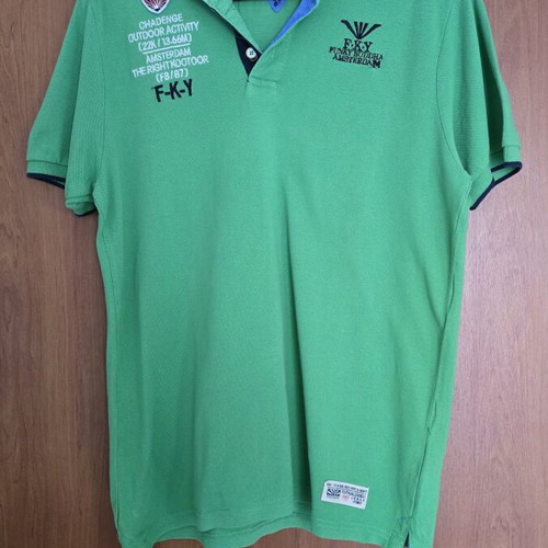Funky Buddha Shirt size M like new, green