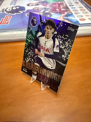 Topps Premier League 2026 Breakthrough Baller cards pack of 5 new