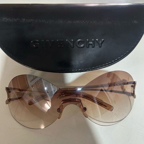 Givenchy women's sunglasses like new, brown metal frame