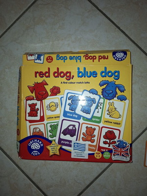 Red Dog Blue Dog tombola game like new, Greek edition