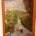  Πίνακας Ζωγραφικής Τοπίο με λαδομπογιές σε καμβά
