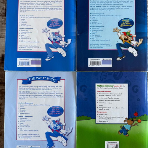 A Junior English books used, pack