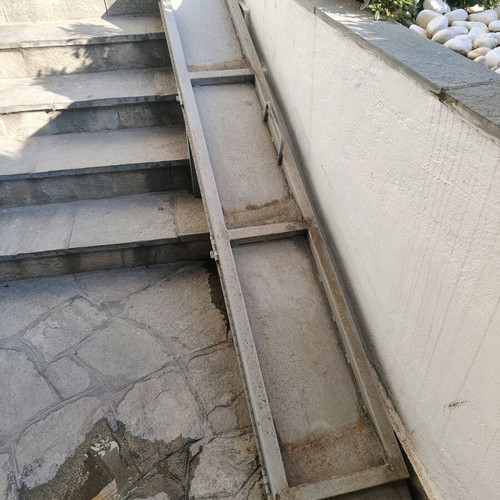 Folding iron loading ramp like new