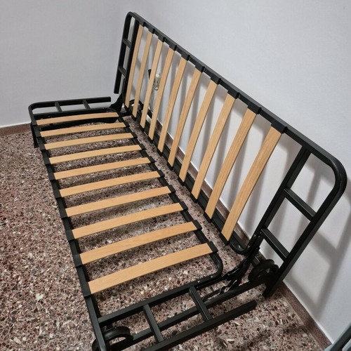 Sofa bed like new with dimensions 185×60 and 185×120 when opened