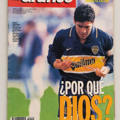 El Gráfico Nº4065 magazine with Diego Maradona Boca Juniors 1997