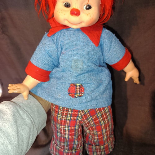Vintage Toyse Clown Doll 1970s with Retro Toy Gift Set used