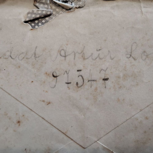 Feldpost Letter 1942 with Envelope from Eastern Front, authentic
