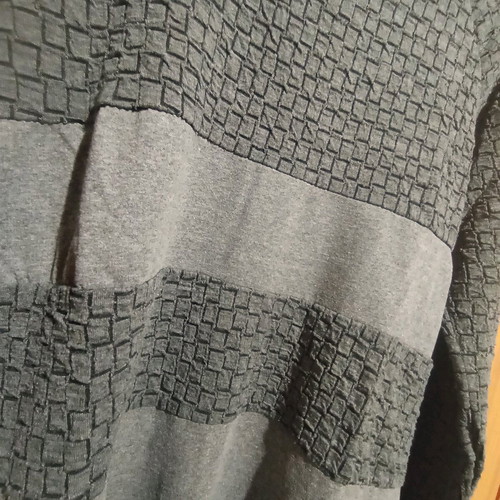 Women's elastic dress gray size M like new, made in Italy