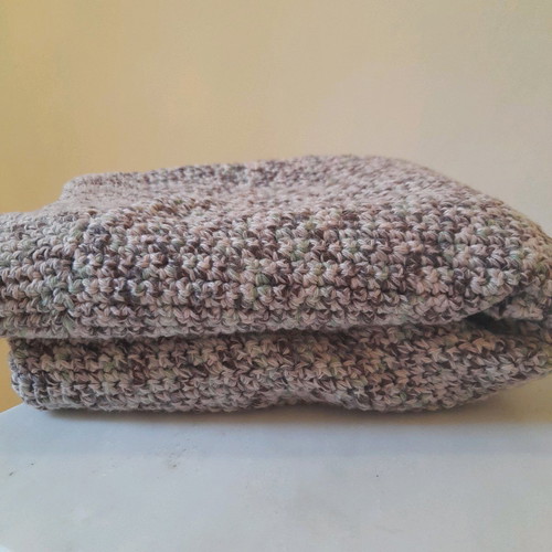 Handmade knitted crib blanket 90×110 cm new
