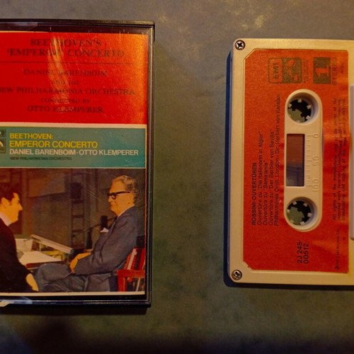 Classical music cassette tapes used, EMI 1961 and 1968 productions