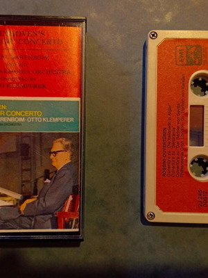 Classical music cassette tapes used, EMI 1961 and 1968 productions