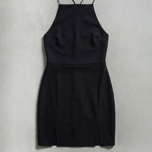 ASOS Black Strappy Mini Dress Size S Like New
