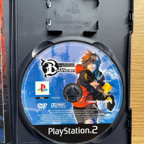 PS2 The Bouncer used with manual for PlayStation 2