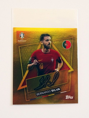 Topps Euro 2024 - Bernardo Silva GOLD signature POR-SP