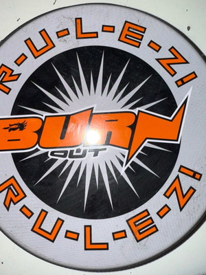 Burn out CD case like new