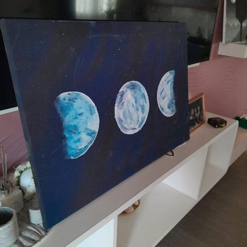 Handmade canvas like new 72×50