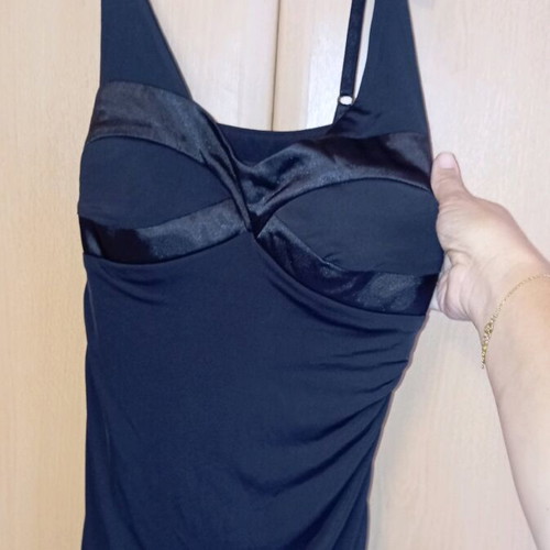 Black fitted dress