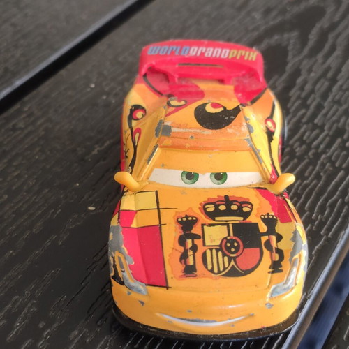 Disney Cars Miguel Camino toy car used, 1:55 scale