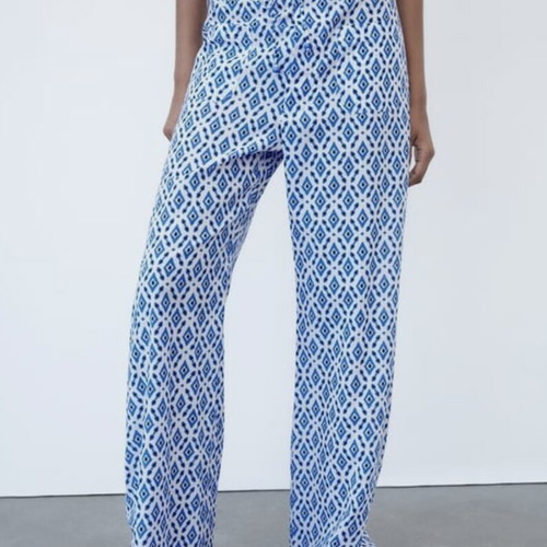 Zara summer set, white and blue