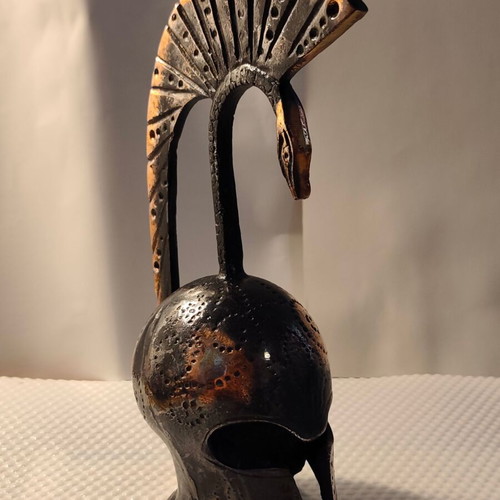 Bronze Greek Helmet decorative collectible replica