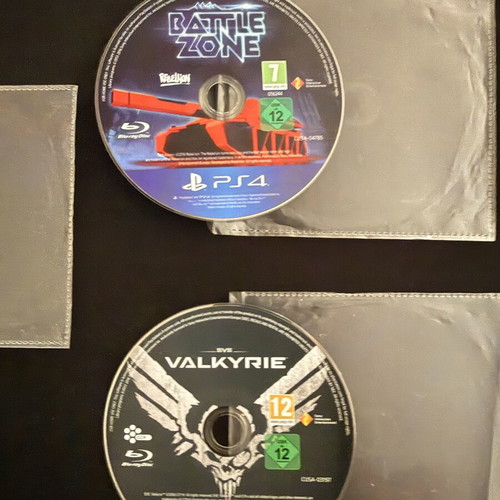 PlayStation 4 VR Games Pack of 5 Like New with Call of Duty Infinite Warfare
