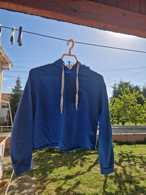 Blue Hoodie DeFacto like new, size S