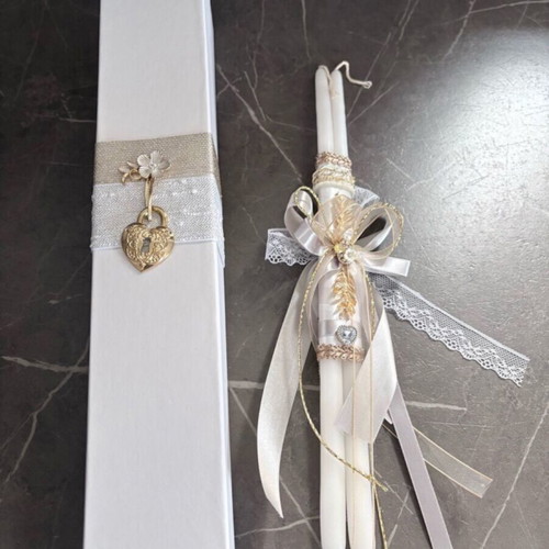 Easter candle new with its box