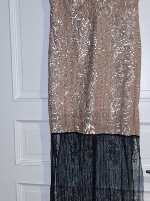 Nidodileda dress like new, black and gold, size S