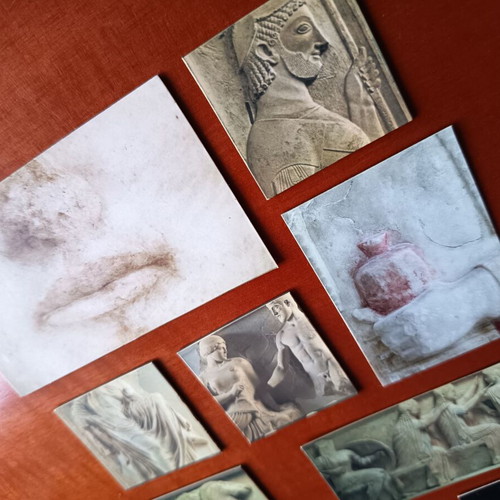 Set of 14 collectible magnets from Acropolis Museum like new